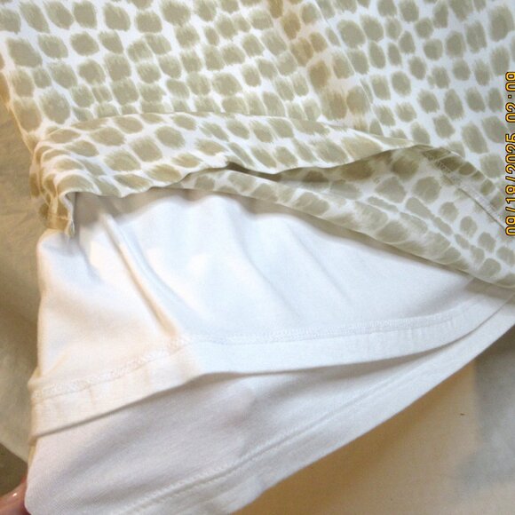 NWT~MICHAEL KORS~ SIZE 10~FRONT GOLD ZIPPER AND DRAWSTING, LINED, SIDE SLI - Picture 5 of 9